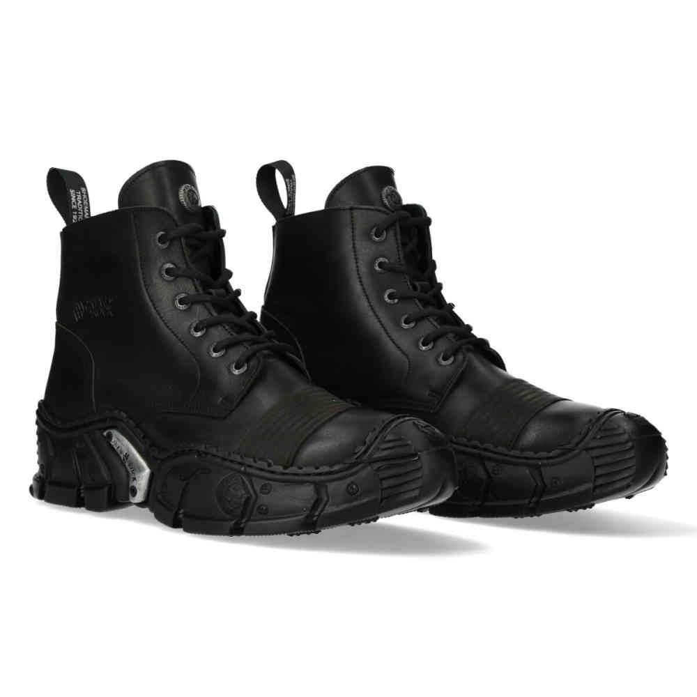 New Rock - MIMPACT027S1 Lace up boot - Black Product image